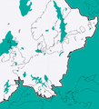 Hökaland continent in comparison to continental Europe.png